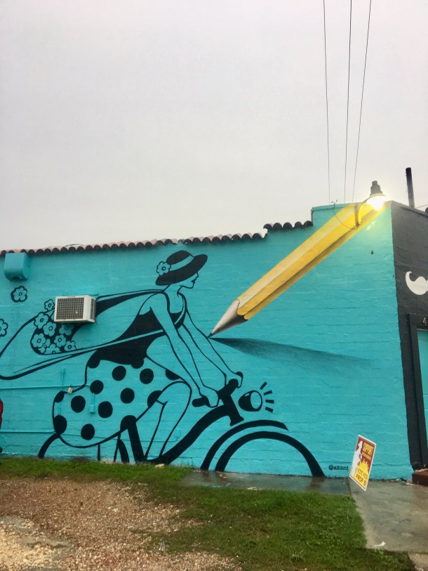 Woman on Bike